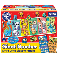 Orchard Toys - Giant Number Puzzle 20pc